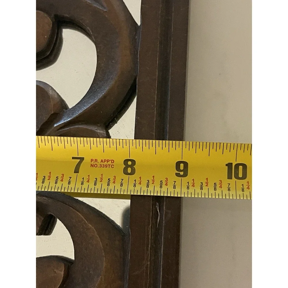 Pier 1 Imports Pair Of Decorative Wood Mirror Sconces 22